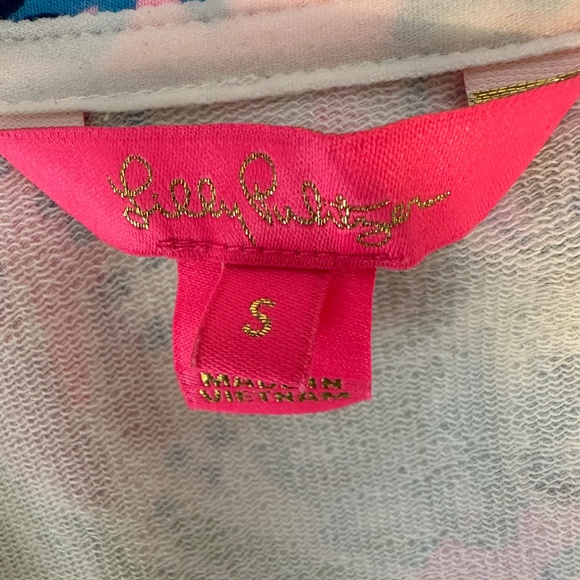 New Lilly Pulitzer Skipper Popover Mandevilla Baby Paradise Petals S Small - Picture 14 of 16